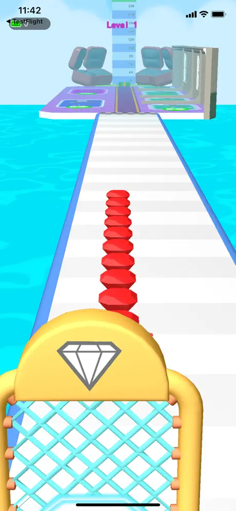 Game screenshot showing diamond ring designs